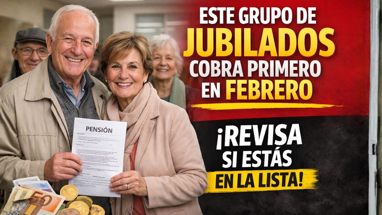 Este grupo de jubilados cobra primero en febrero — revisa si estás en la lista