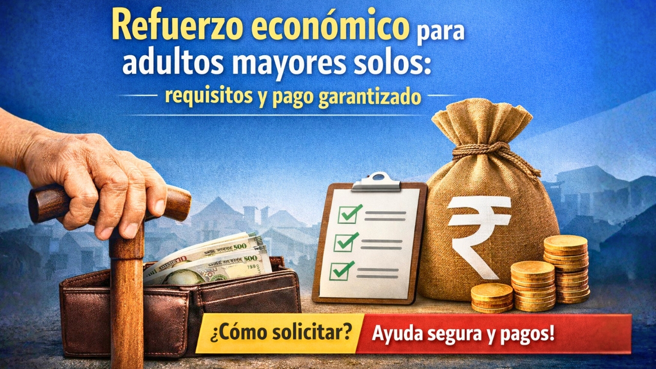 Refuerzo económico para adultos mayores solos: requisitos y pago garantizado