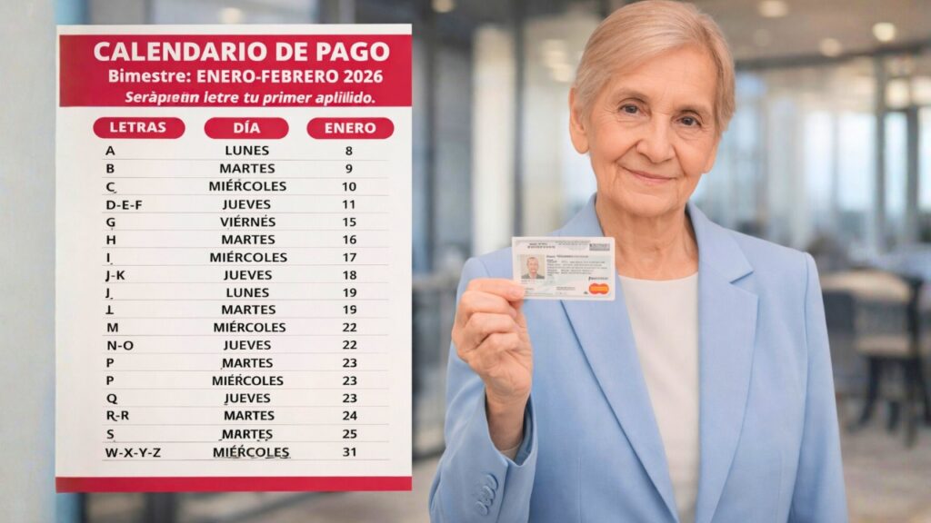 Calendario de pagos para pensionados febrero–marzo 2026: quién cobra primero y cuánto recibe