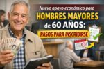 Nuevo apoyo económico para hombres mayores de 60 años: pasos para inscribirse