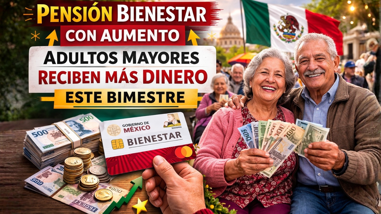 Pensión Bienestar con aumento: adultos mayores reciben más dinero este bimestre
